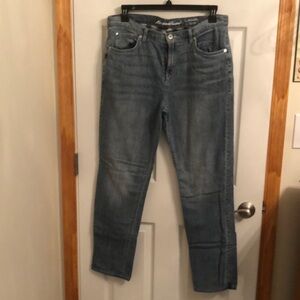 Eddie Bauer, size 12, flannel lined jeans